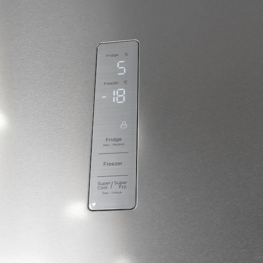 Morris Kühl-Gefrierkombination 378Es NoFrost H201xB59.5xT67.8cm. Inox T73381EBM