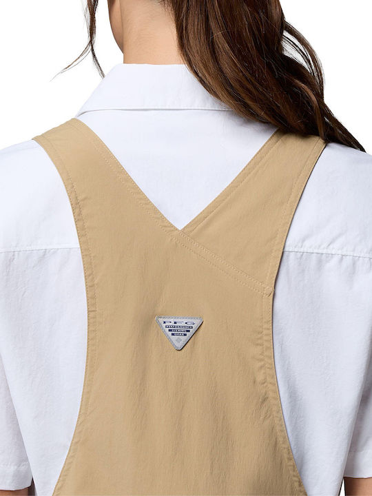 Damen Jumpsuit Beige