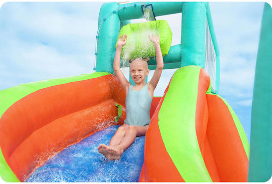Bestway Φουσκωτό Splash Mega Water Park με Τσουλήθρα για 5+ Ετών