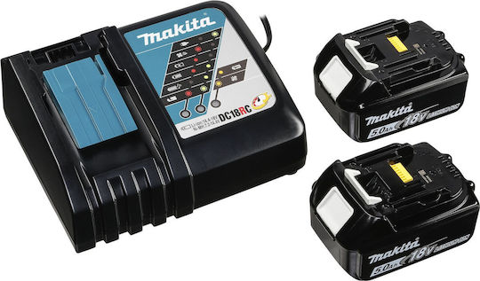 Makita DLX2533TJ Set Bohrschrauber & Schlagschrauber mit 2 Batterien 5Ah