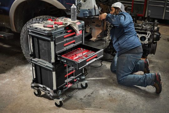 Milwaukee Packout Tool Compartment Organiser 5 Slot Black