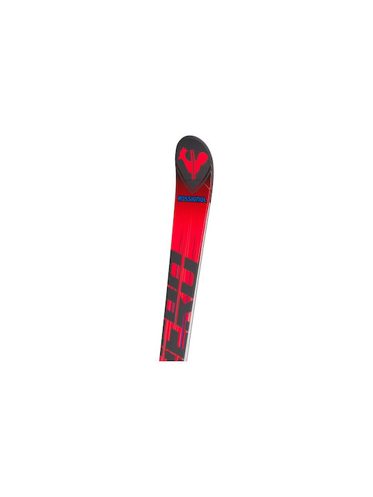 Rossignol Hero Kids Skis in Red Colour with Bindings