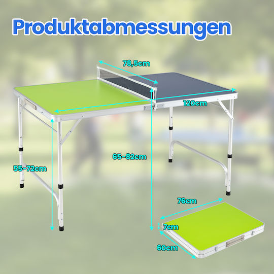 Costway Folding Outdoor Ping Pong Table
