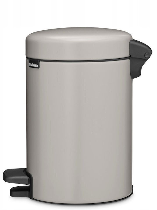 Brabantia Πλαστικό Καλαθάκι Μπάνιου 3lt Γκρι