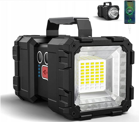 Rechargeable Led Flashlight Powerbank Kraft&dele Kd1249 3 In 1 Usb 800 M