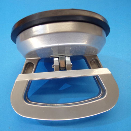 Kraft & Dele Μονή Βεντούζα Αλουμινίου Διαμέτρου 120mm με Ικανότητα Συγκράτησης 50kg