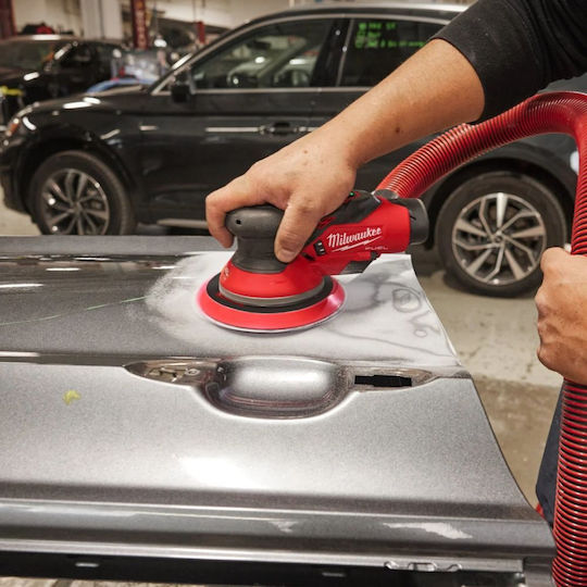 Milwaukee M12 FROS2.5-0 Eccentric Sander 150mm Battery 12V Solo with Speed Setting and Dust Suction System