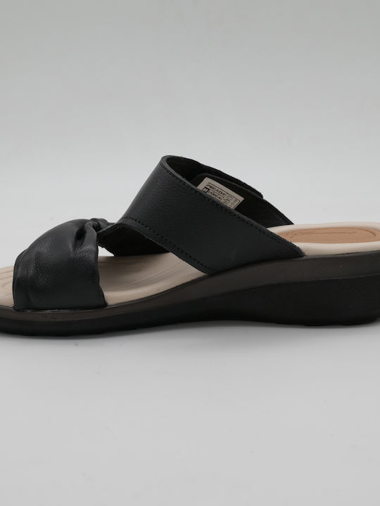 Sandale Casual Damă Anatomici Din Piele Negre