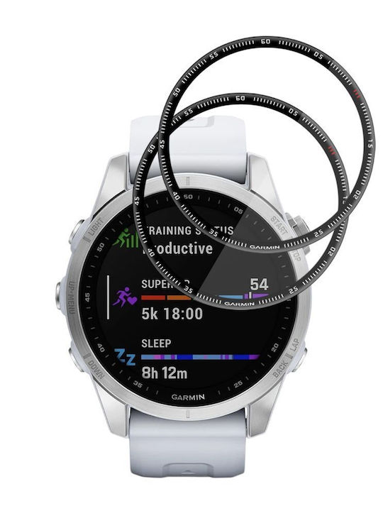 Techsuit Nano Flex Full Face Tempered Glass for Garmin Fenix 7S 2 Pieces
