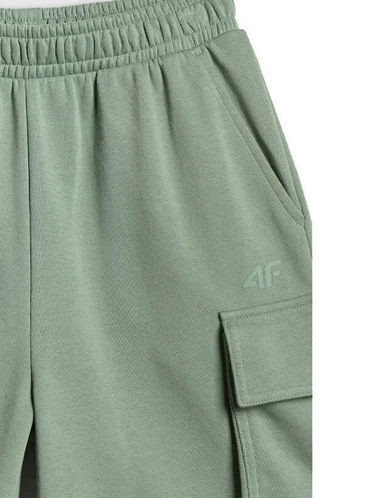 Kids Shorts Bermudas Fabric Green