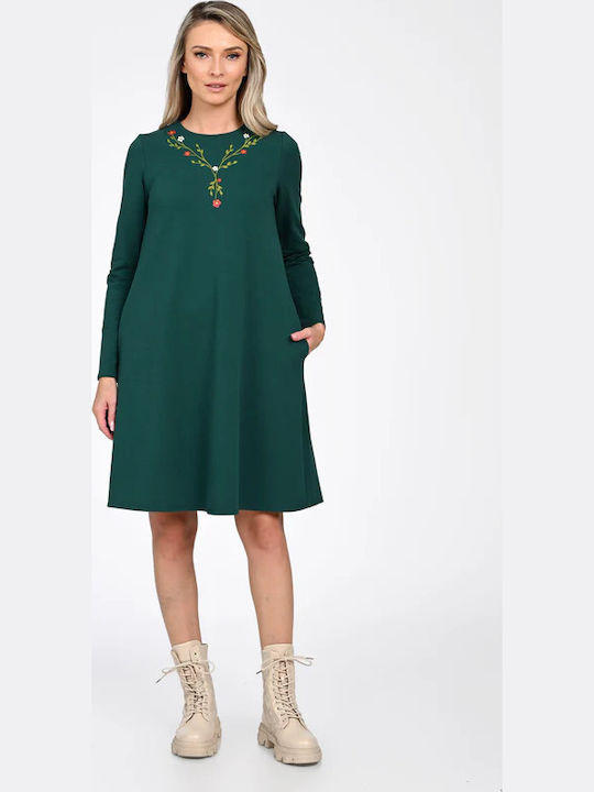 Mini Damenkleid Grün