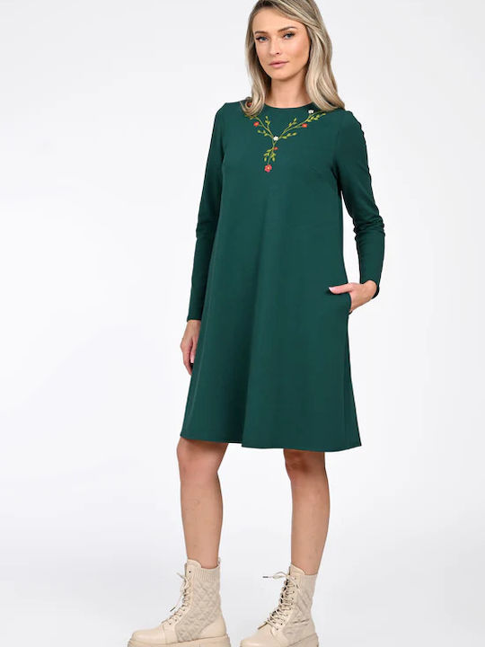 Mini Damenkleid Grün
