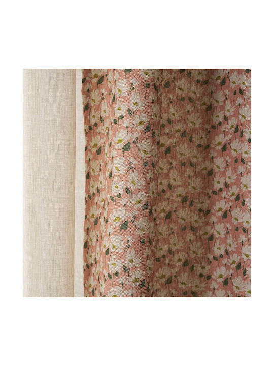 Gofis Home Curtain with Pencil Pleat Gofis Brown 130x270cm