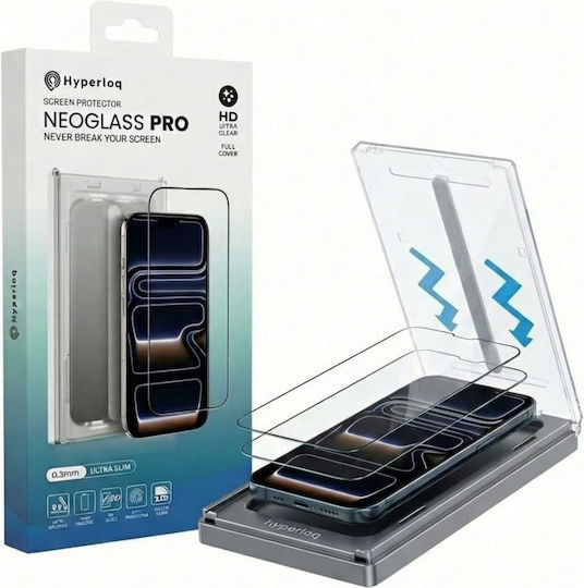 Hyperloq Neoglass Pro Privacy Tempered Glass (iPhone 15 Pro Max)