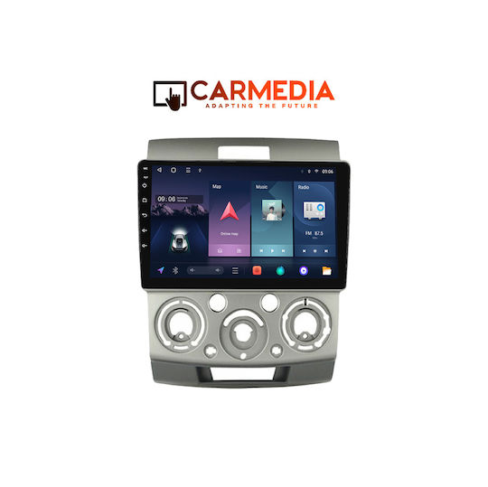 Carmedia Auto-Audiosystem für Ford Ranger Mazda BT-50 2006-2011 (Bluetooth/USB/WiFi/GPS/Apple-Carplay/Android-Auto) mit Touchscreen 9"