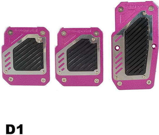 Autoline "D1" Set de pedale Autoturism Universal Roz 3buc