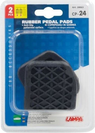 Lampa CP-24 Car Pedal Set Non Slip for Land Rover / Volvo from Rubber Black 2pcs