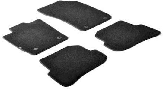 Lampa Set of Front and Rear Mats 4pcs for Audi A1 Black