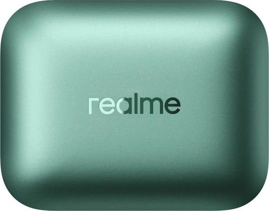 Realme Buds Air 7 Pro Bluetooth Handsfree Earphones with Charging Case Racing Green