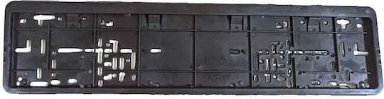 Kfz-Kennzeichenrahmen Kunststoff 53 x 13cm Schwarz 1Stück