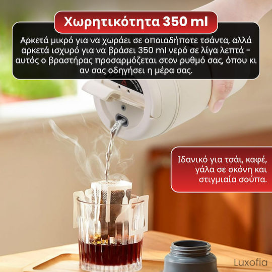 Reisegröße Wasserkocher 350ml 300W Weiß