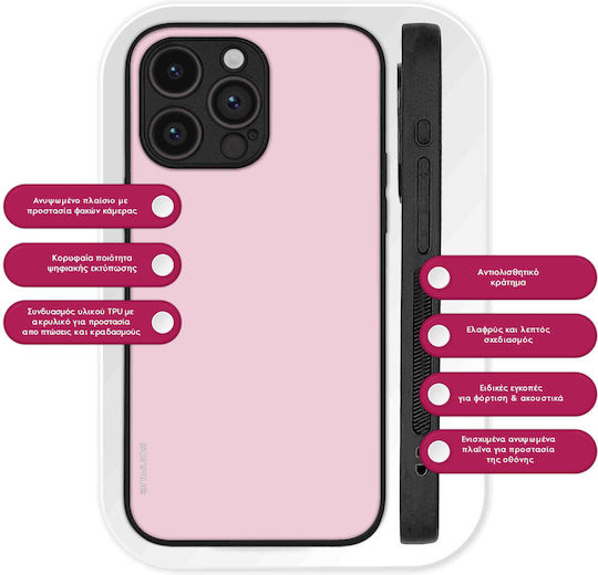 Sonique Colorbloc Series Oppo Reno14 Pro 5g Mobile Phone Case Light Pink