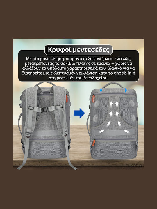 Herrentasche Schulter / Crossbody Gray