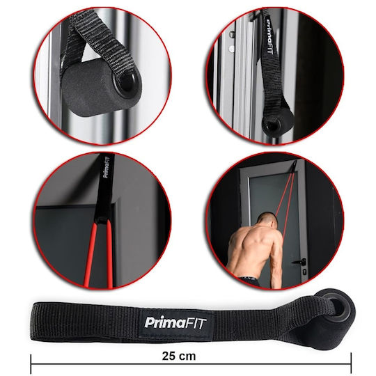 PrimaFit Λάστιχο Γυμναστικής Σωληνωτό με Λαβές Μπλε