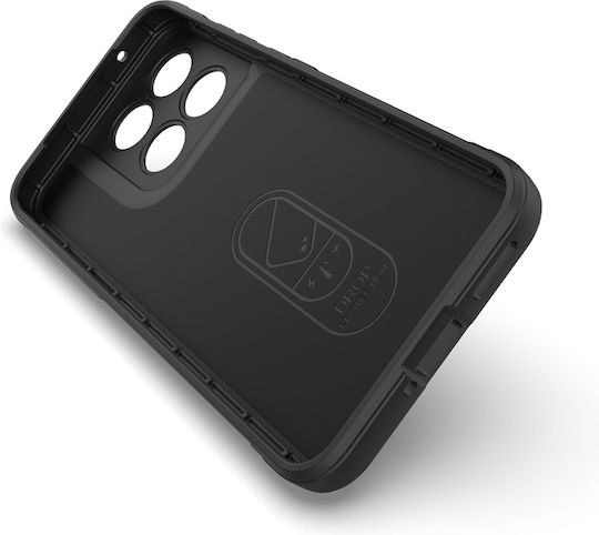 Techsuit Magic Umschlag Rückseite Silikon Schwarz Motorola Edge 70 Fusion