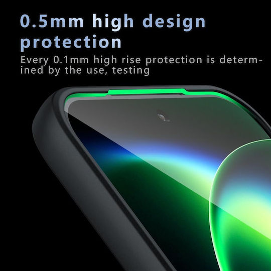 Techsuit Purefrost Umschlag Rückseite Silikon Schwarz Xiaomi 17 Ultra
