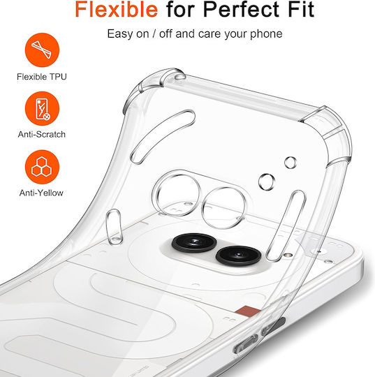 Techsuit Silikon Stoßstange Transparent Für Nothing Phone (4a)