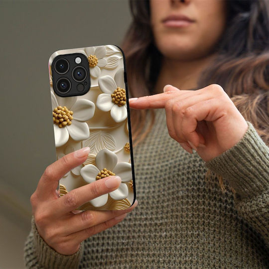Sonique 3D Blumen Serie Realme 16 Pro Plus Weiße Handyhülle