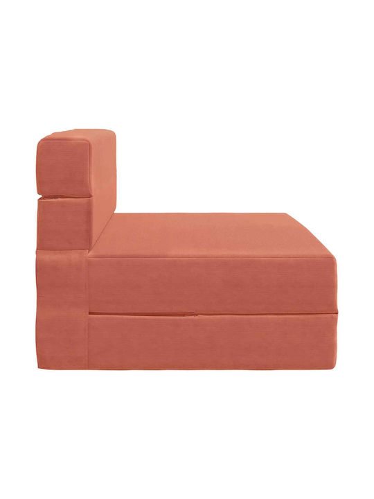Doppelsitzer Sofa Bett Rotes Orange 190x100cm