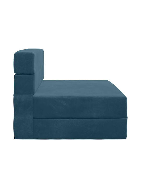 Vielseitiger Sitzsack Kanape Blau 190x100x15cm
