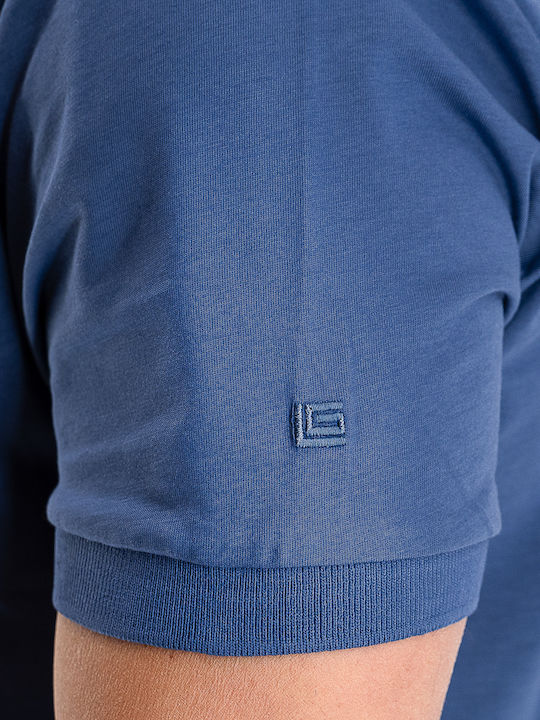 Polo Herrenbluse Blau