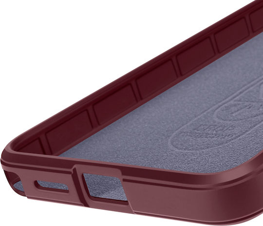 Amorus Handyhülle Galaxy S26 Ultra Weiche Stoßfeste Kompatibel Kabelloses Aufladen Burgundisch