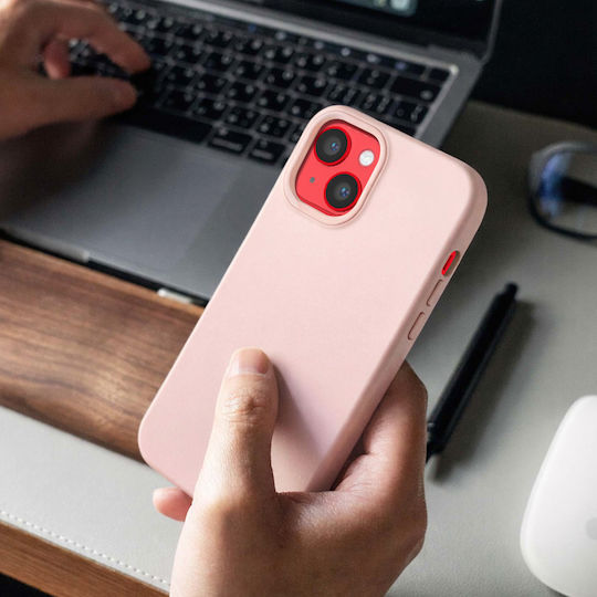 RhinoShield Handyhülle iPhone 15 Plus / 16 Plus Magsafe Weiche Stoßfeste Solidx Serie Rosa