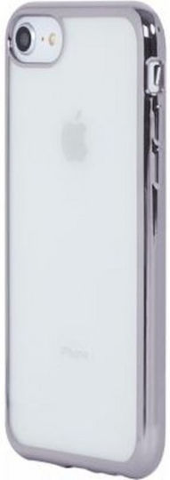 Bigben Connected Case Iphone 5 5s Se Semi-rigid Metal Space Gray Transparent