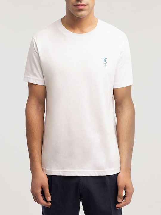 Trussardi Tricou Ecru Trussardi Tricou Ecru