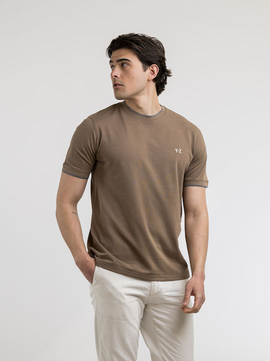 T-shirt Καφέ