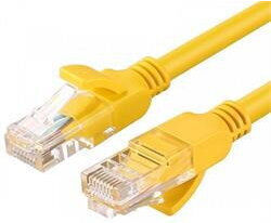 Ugreen Cablu Patch Cat5e UTP "nw103" Fire de Cupru Viteză Maximă 100 Mbps 1m Galben