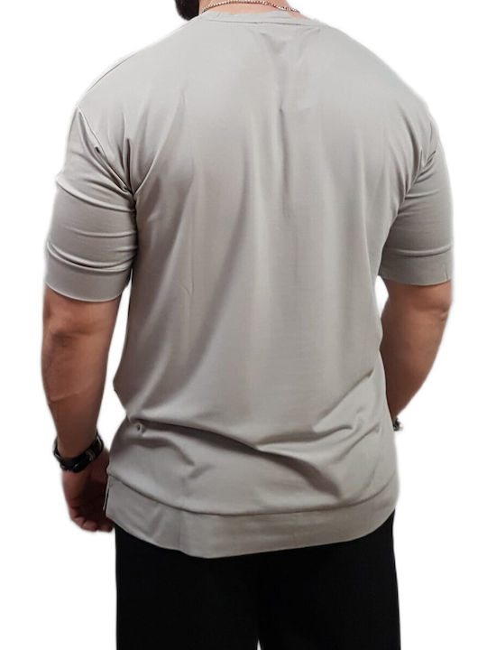 Herrenblusen Graue Bluse