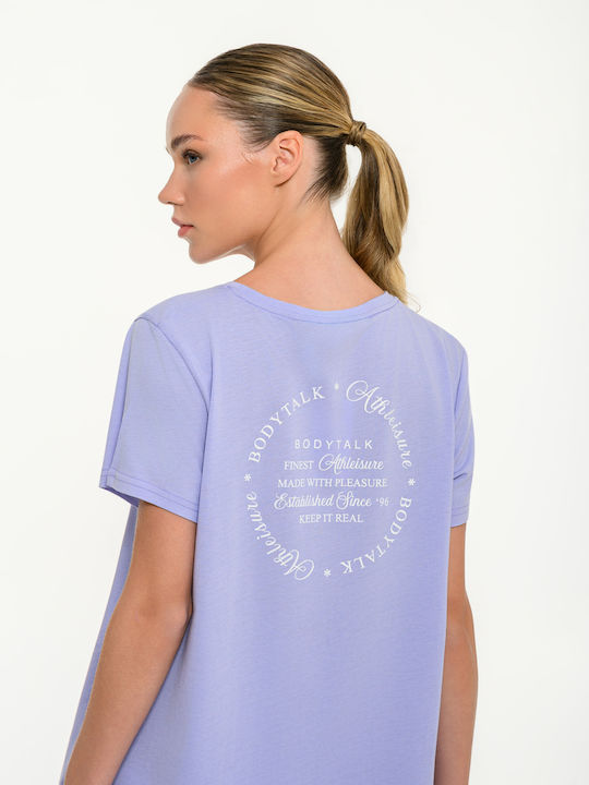 Women's Oversized Lilac T-shirt