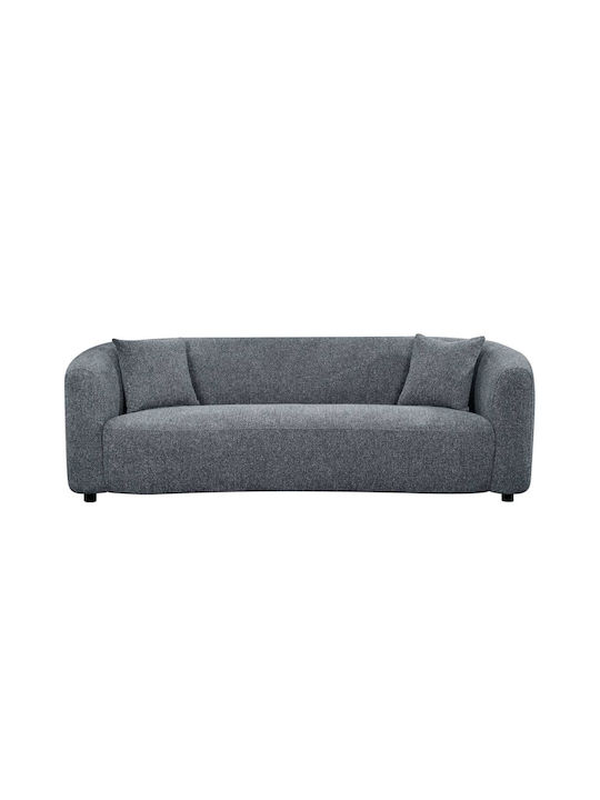 Three-Seater Couch Gray 230x96x75cm