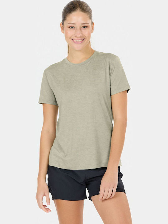Damen T-Shirt Khaki