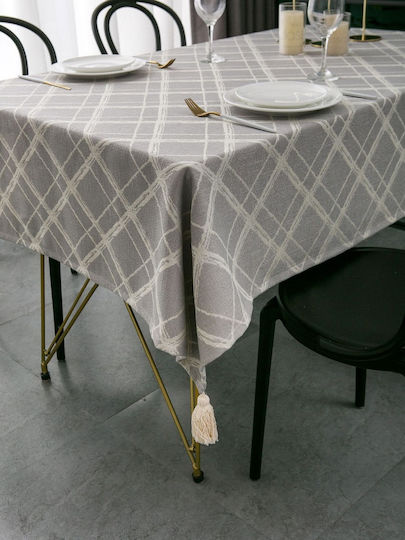 FRIPIA Τραπεζομάντηλο Γκρι 140x250εκ.