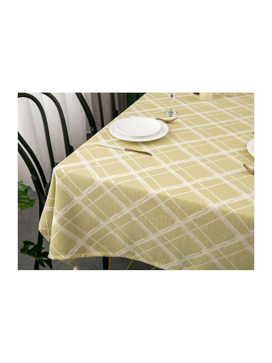 FRIPIA Τραπεζομάντηλο Λινό Πράσινο 140x250εκ.