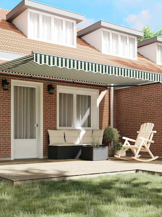 vidaXL Tenda-Rahmen Terrasse mit LEDs 4.5x3m