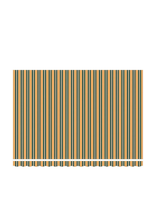 vidaXL Тента За Тераса С LED Зелена 4.5x3m