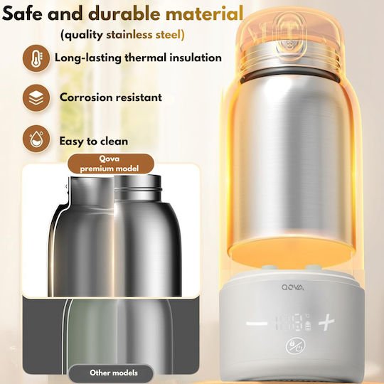 Qova Termos Pentru Bebeluşi Lichide Oţel Inoxidabil 500ml